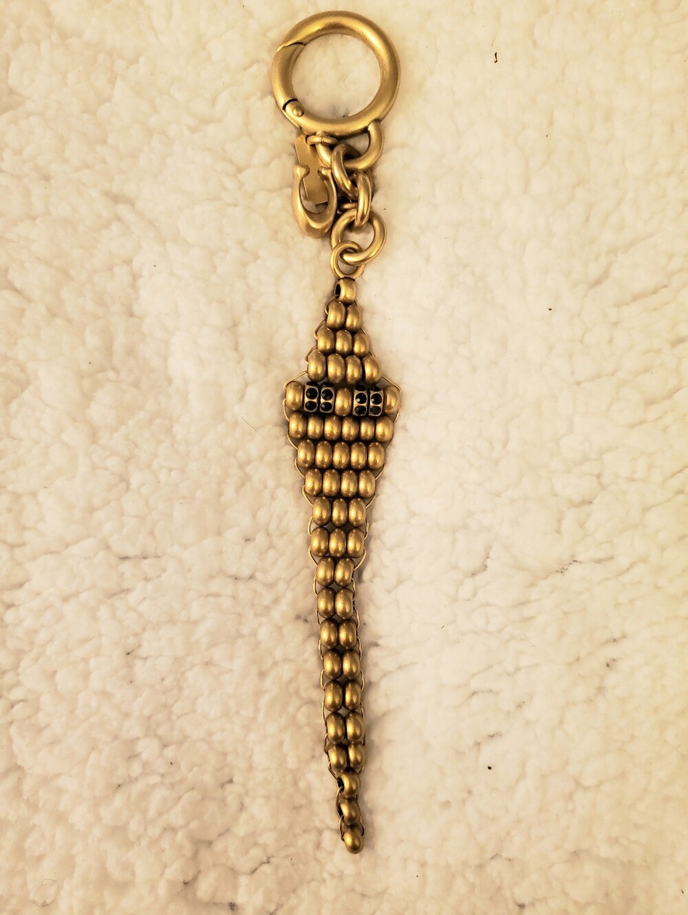 NWOT COACH Lunar New Year Beaded Snake Bag Charm - Picture 2 of 6